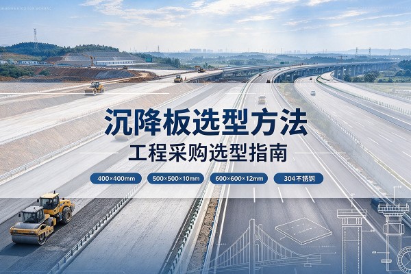 莒南沉降板选择方法