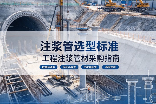 莒南注浆管选型标准