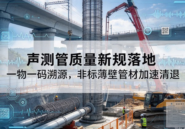 莒南声测管质量新规落地，一物一码溯源，非标薄壁管材加速清退