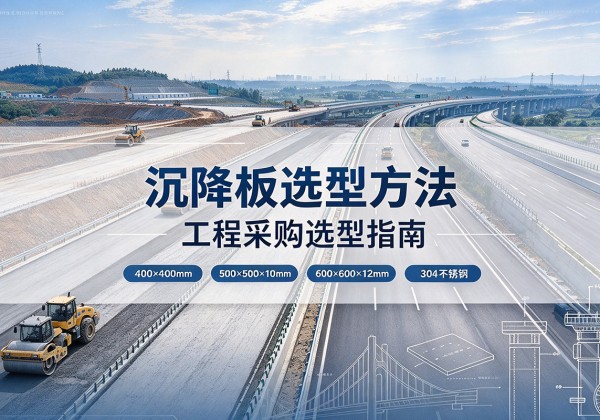 莒南沉降板选择方法